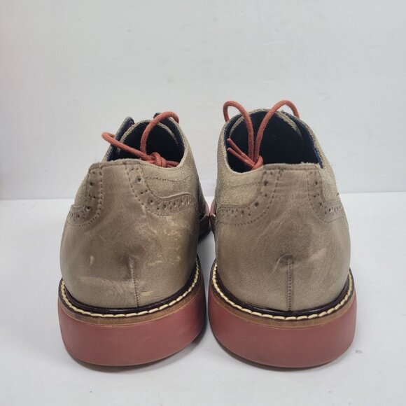 Cole Haan Men's Olive Green Leather & Suede Oxford Shoes C11708 US Size 10.5M - Picture 4 of 8